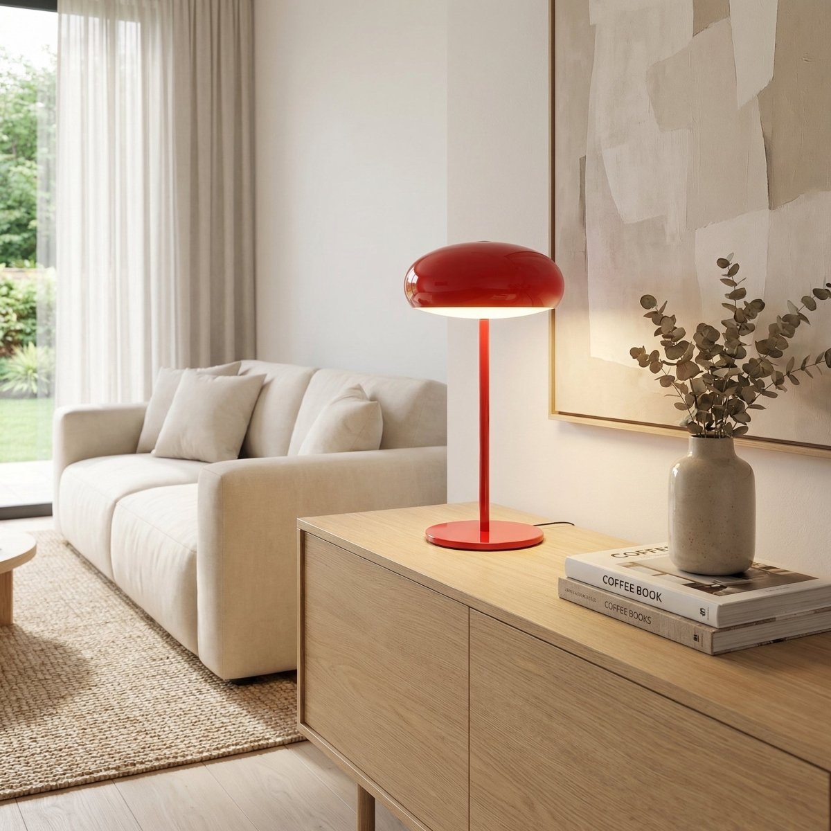 Rechargeable LED Table Lamp With USB Charging And 15 Inches Tall | Temsk