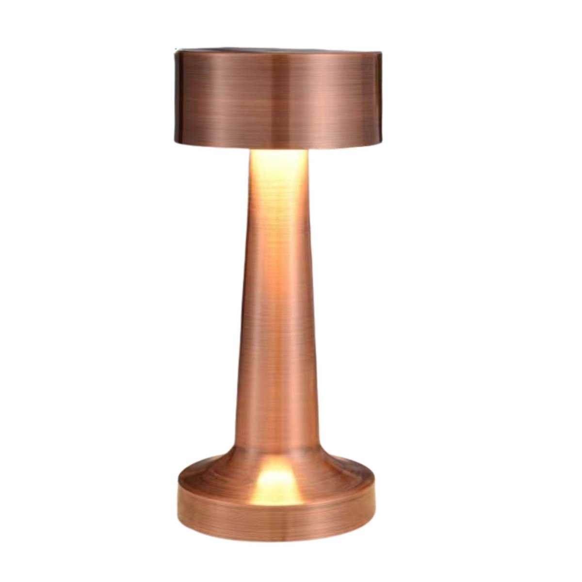 Rechargeable Table Lamp With LED Light And Touch Control, 15 Inches | Temsk