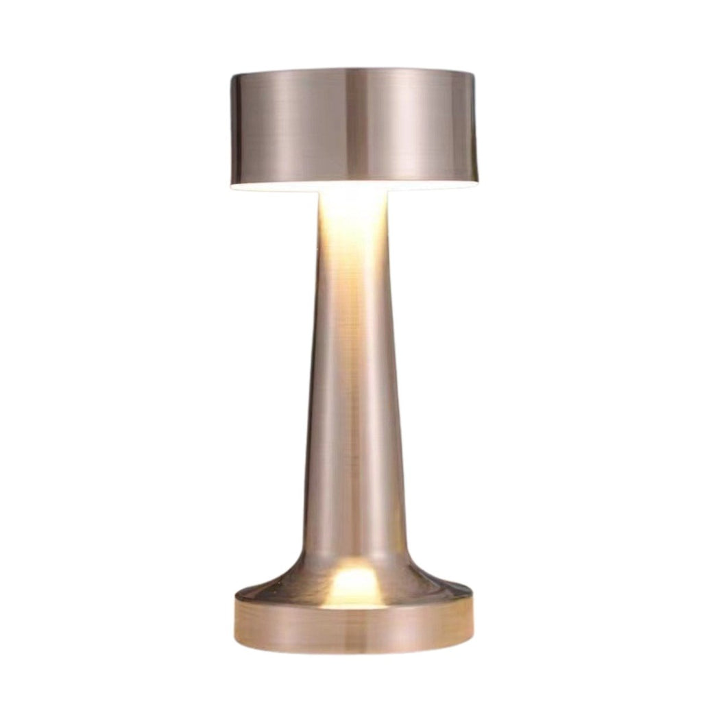 Rechargeable Table Lamp With LED Light And Touch Control, 15 Inches | Temsk