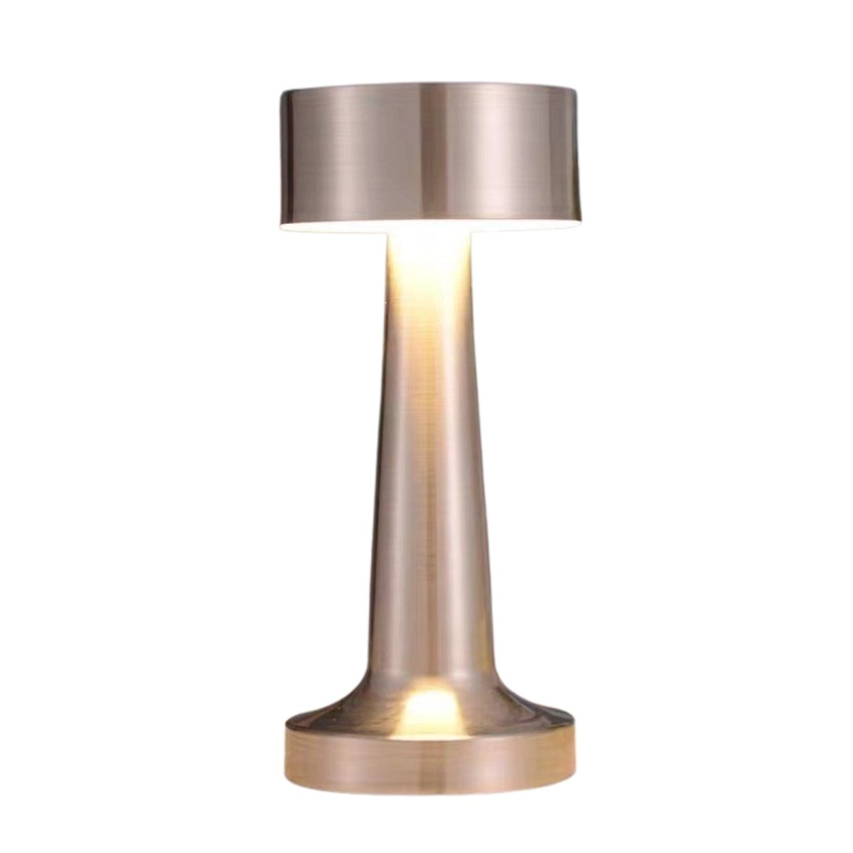 Rechargeable Table Lamp With LED Light And Touch Control, 15 Inches | Temsk