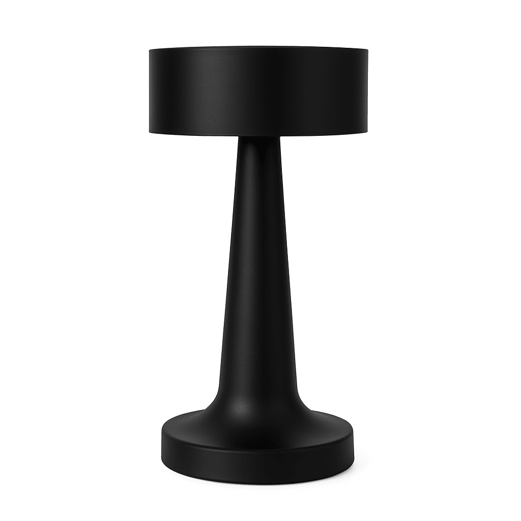 Rechargeable Table Lamp With LED Light And Touch Control, 15 Inches | Temsk