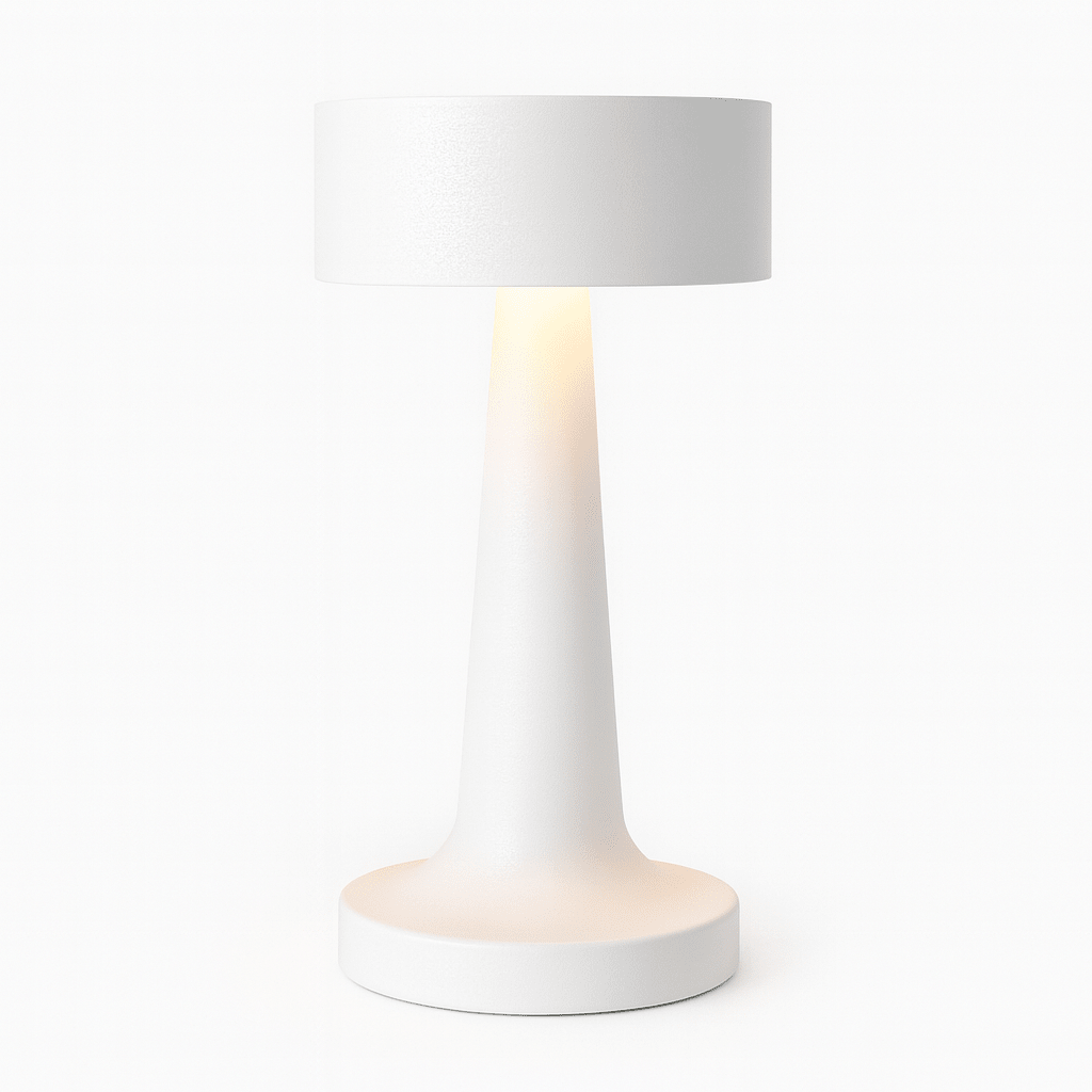 Rechargeable Table Lamp With LED Light And Touch Control, 15 Inches | Temsk