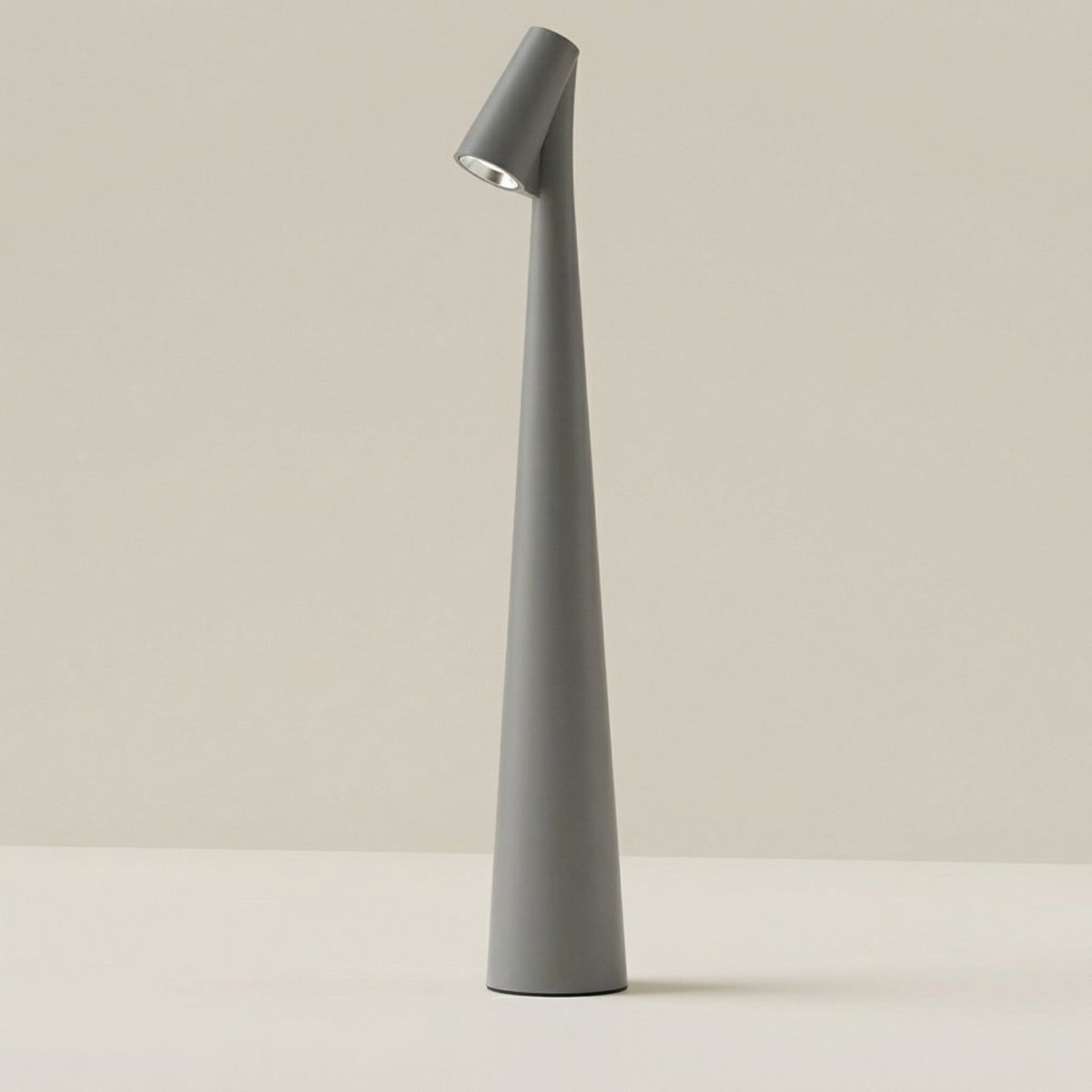 Rechargeable Cone LED Table Lamp With Touch Control 12 Inches Tall | Temsk