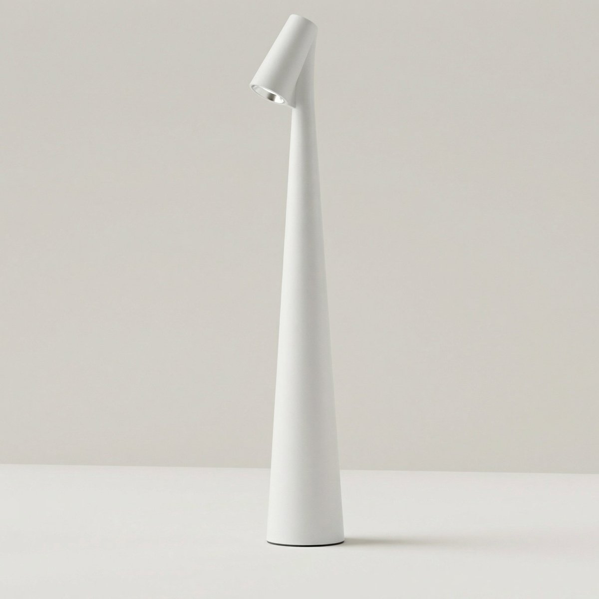 Rechargeable Cone LED Table Lamp With Touch Control 12 Inches Tall | Temsk