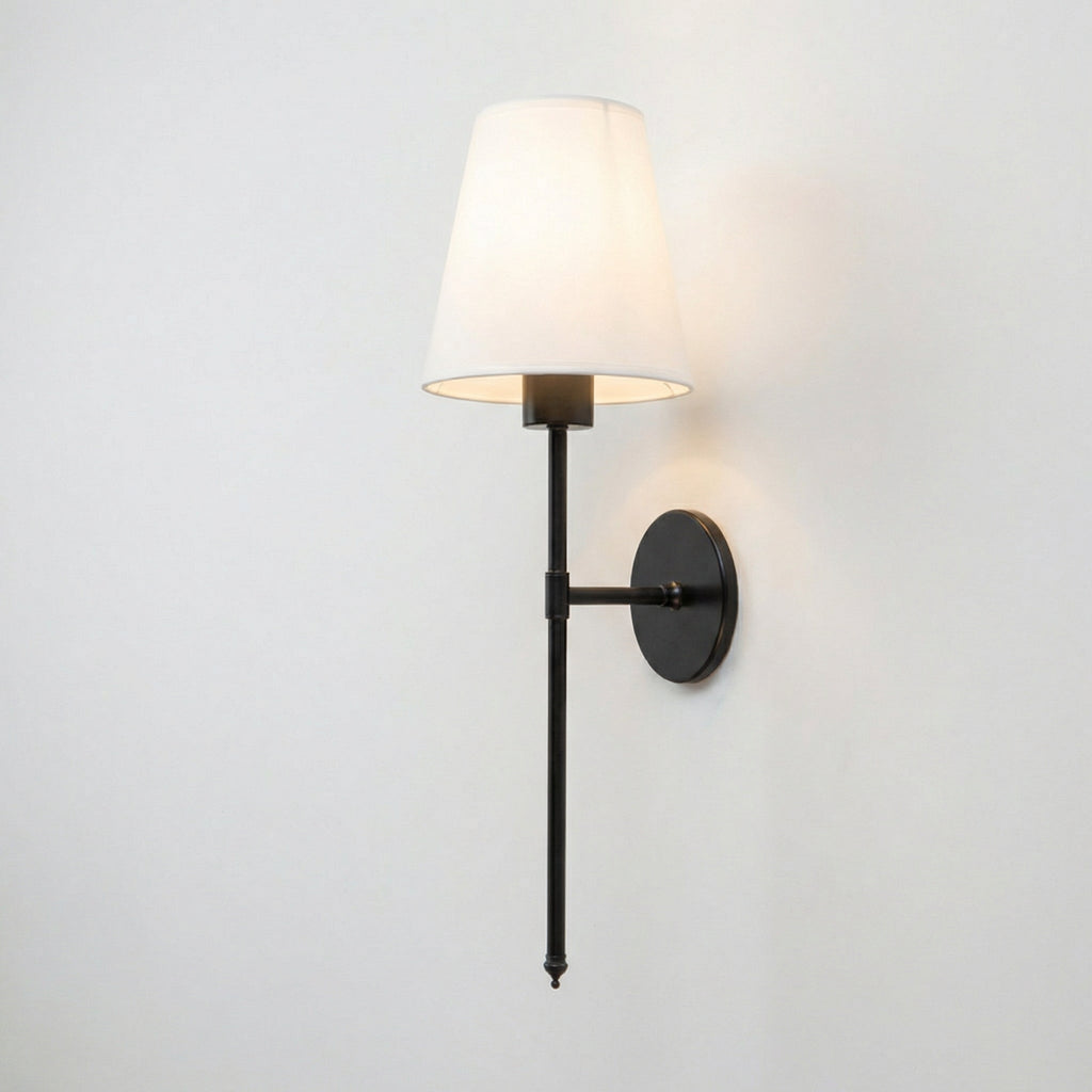 Rechargeable Wall Lamp With Modern Design And Metal Construction 12 Inches | Temsk