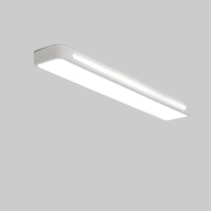 Rectangular LED Flush Mount Ceiling Light, Modern Design, 24 By 12 Inches | Temsk