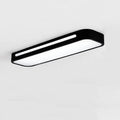 Rectangular LED Flush Mount Ceiling Light, Modern Design, 24 By 12 Inches | Temsk