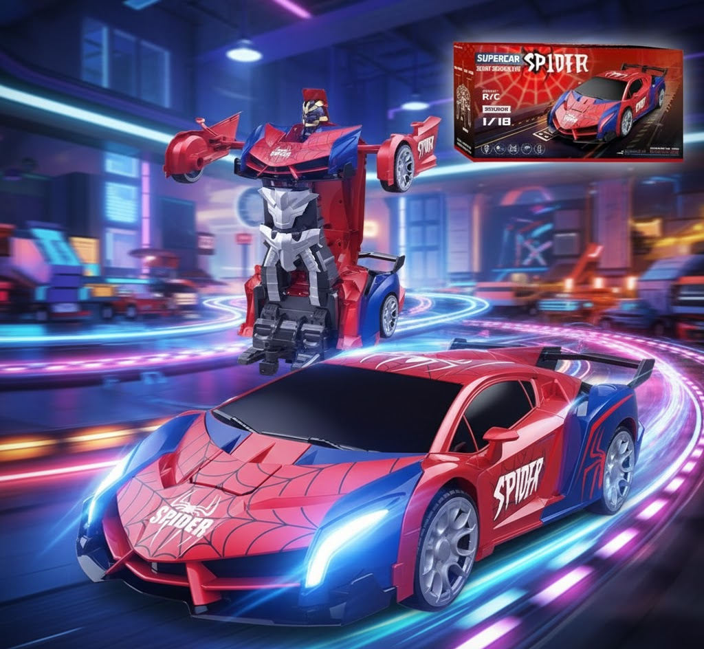 RC Car For Kids That Transforms Into A Robot With Remote Control | Temsk