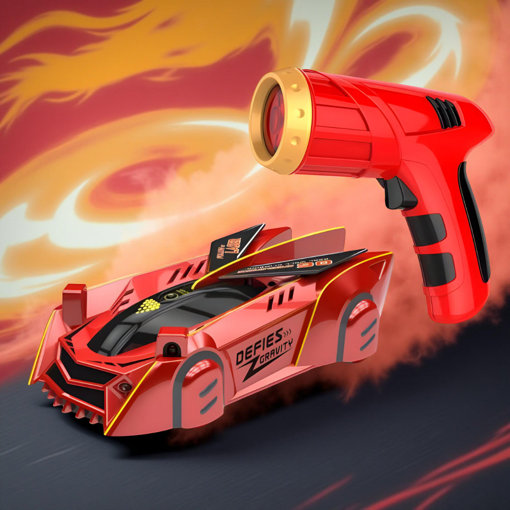 Laser Guided Wall Climbing RC Car For Kids Ceiling Racing Toy | Temsk
