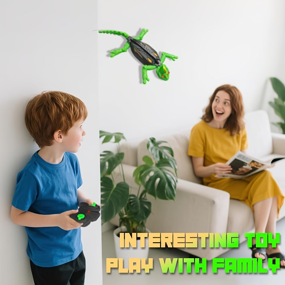Indoor RC Lizard Wall-Climbing Toy Robot For Kids Playtime | Temsk