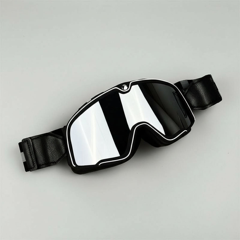 Retro Motorcycle Goggles For Men With UV Protection | Temsk