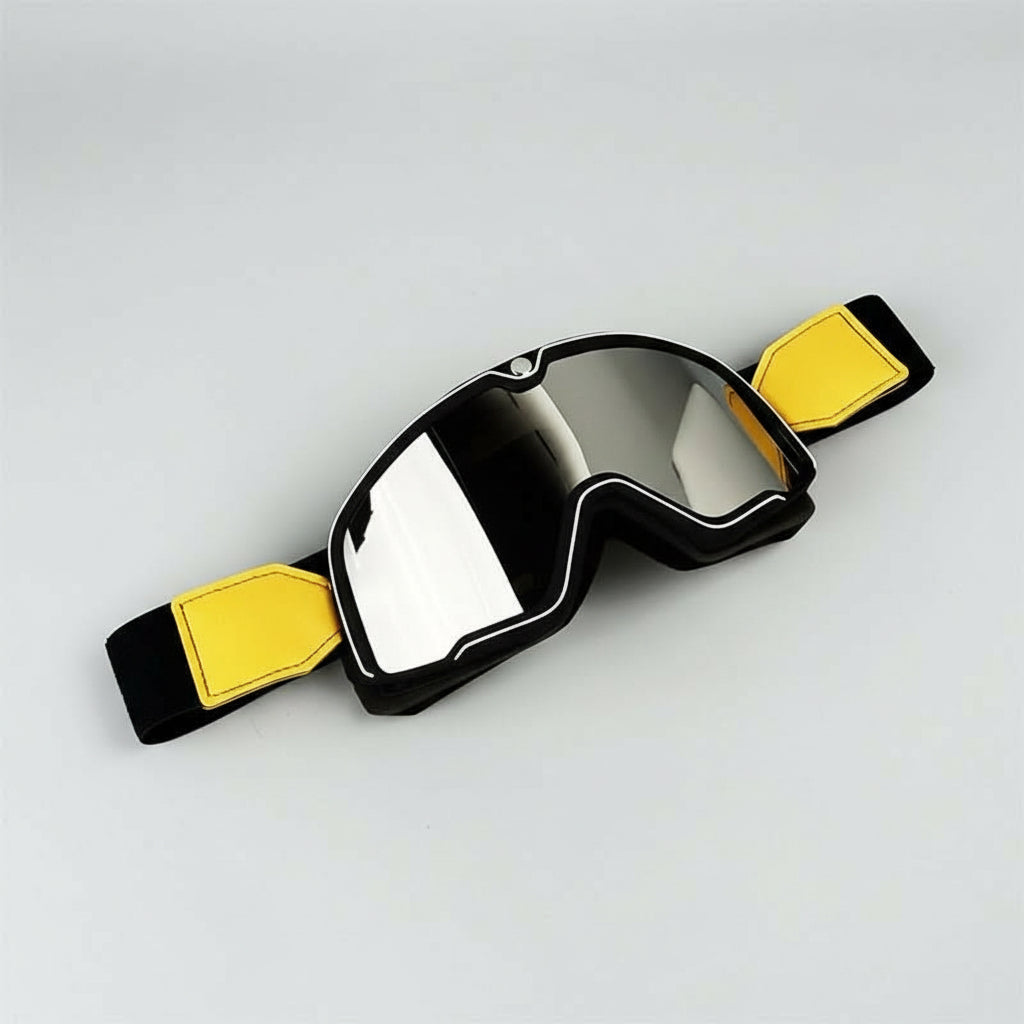 Retro Motorcycle Goggles For Men With UV Protection | Temsk