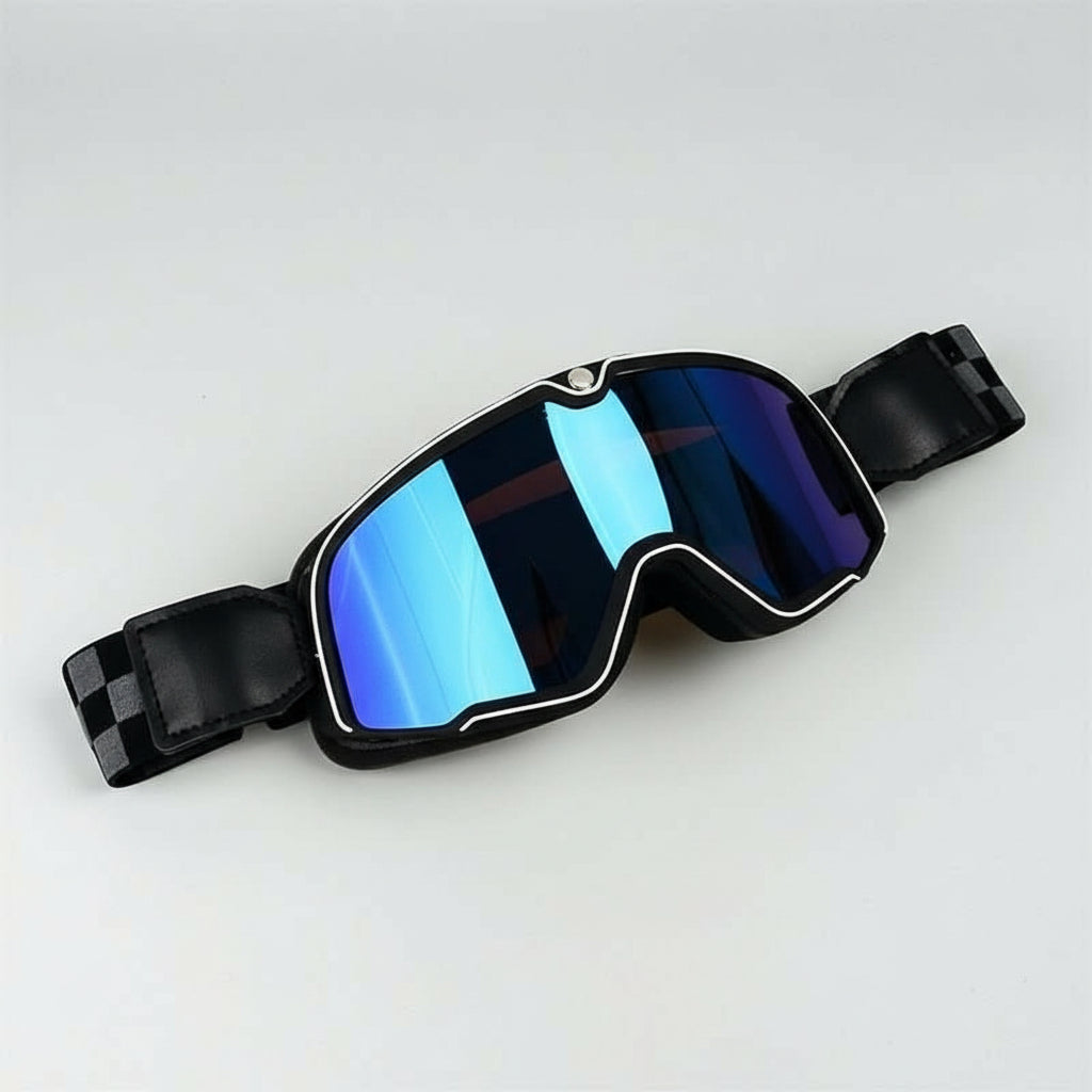 Retro Motorcycle Goggles For Men With UV Protection | Temsk