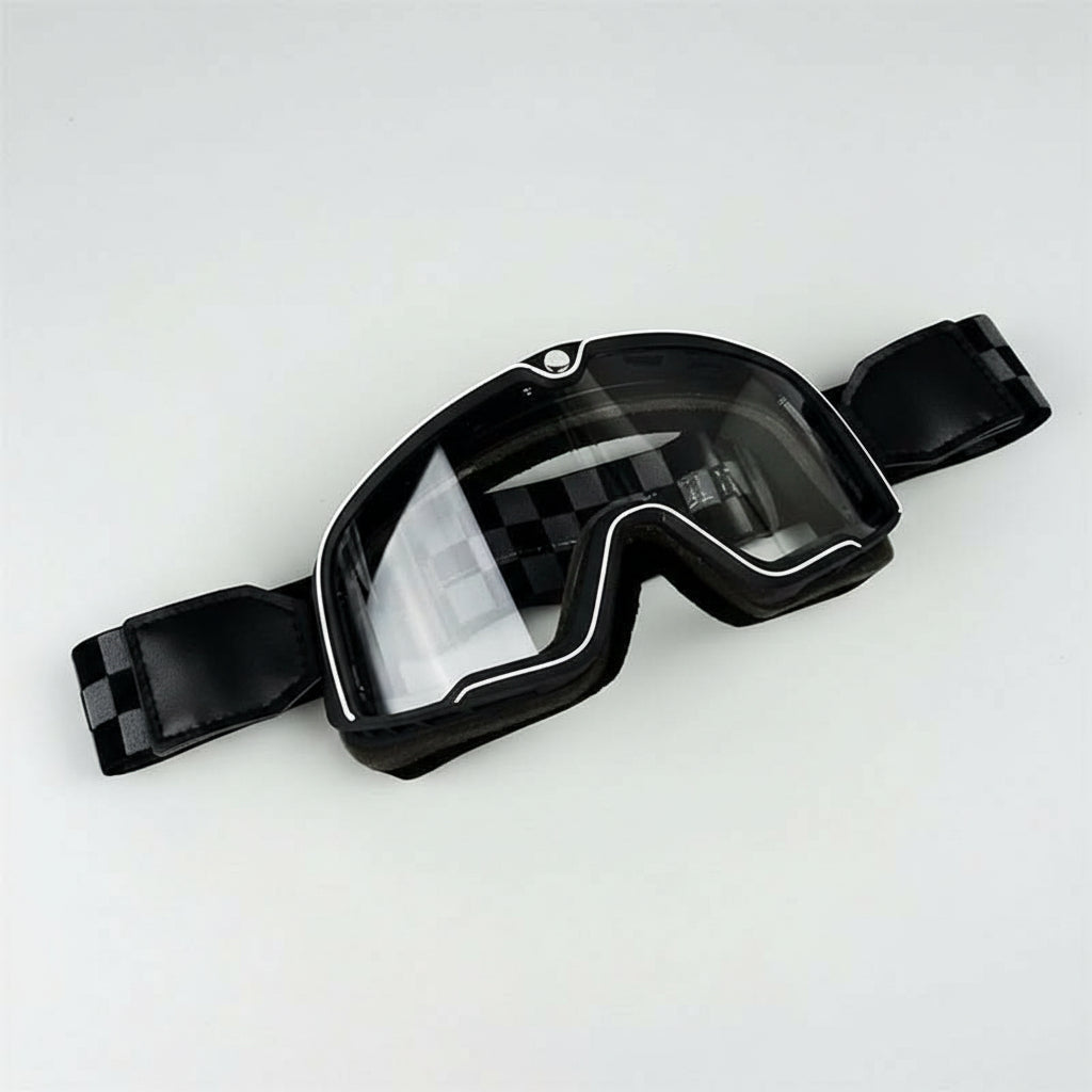 Retro Motorcycle Goggles For Men With UV Protection | Temsk