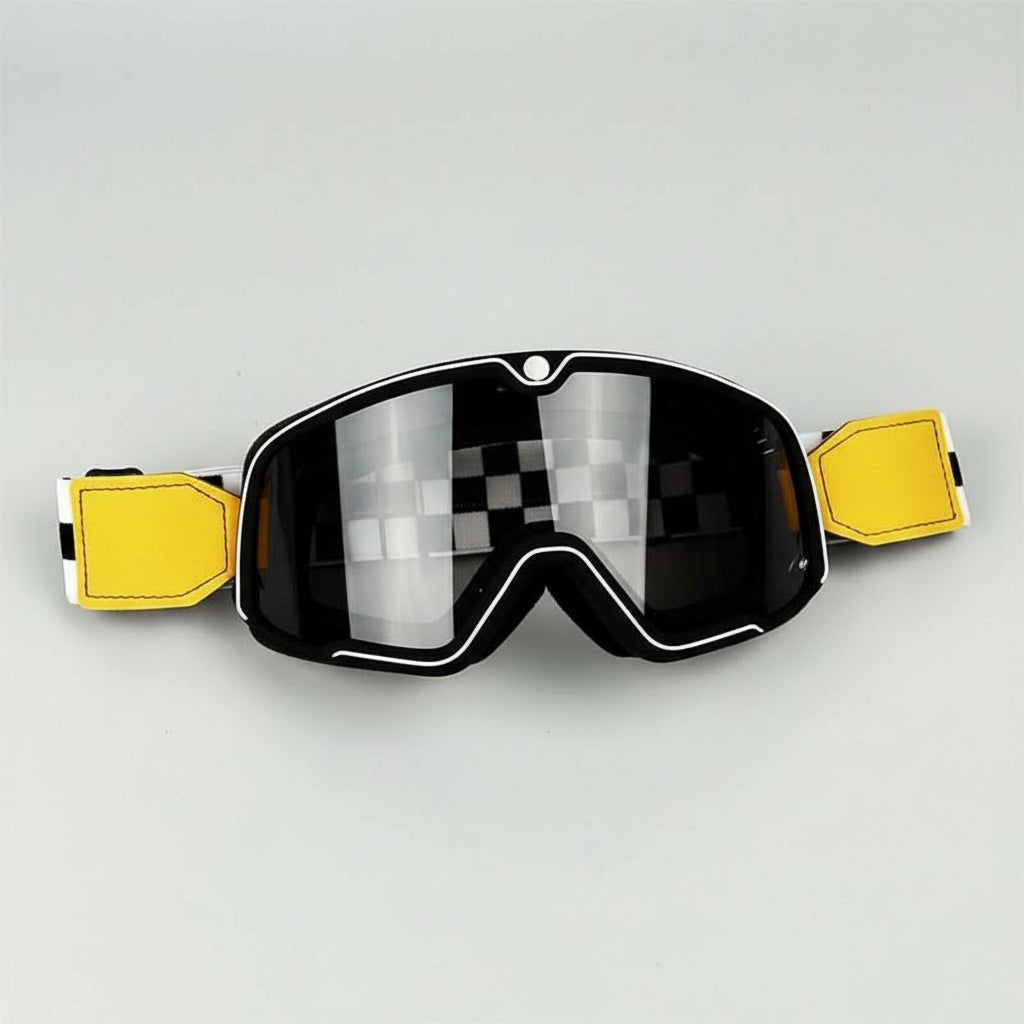 Retro Motorcycle Goggles For Men With UV Protection | Temsk