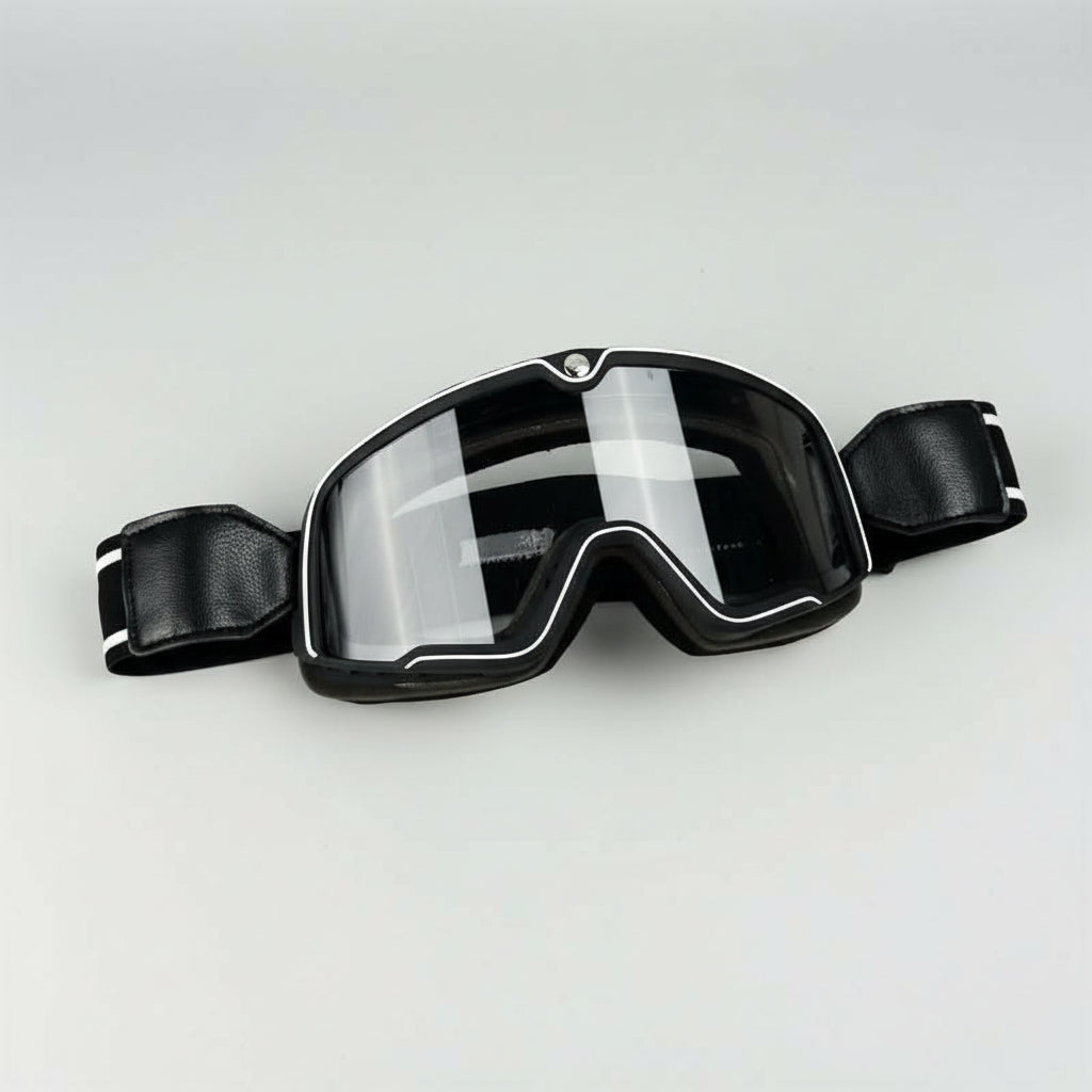 Retro Motorcycle Goggles For Men With UV Protection | Temsk