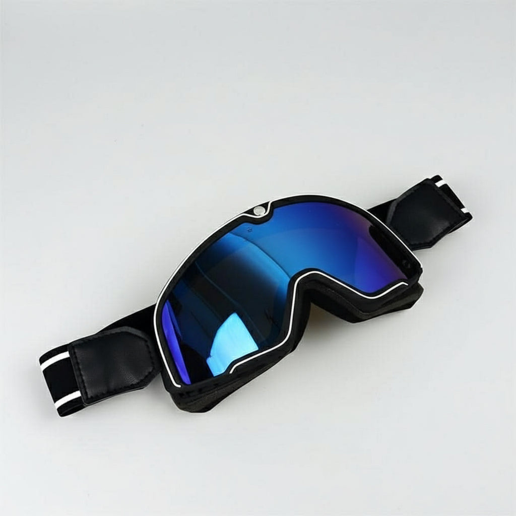 Retro Motorcycle Goggles For Men With UV Protection | Temsk