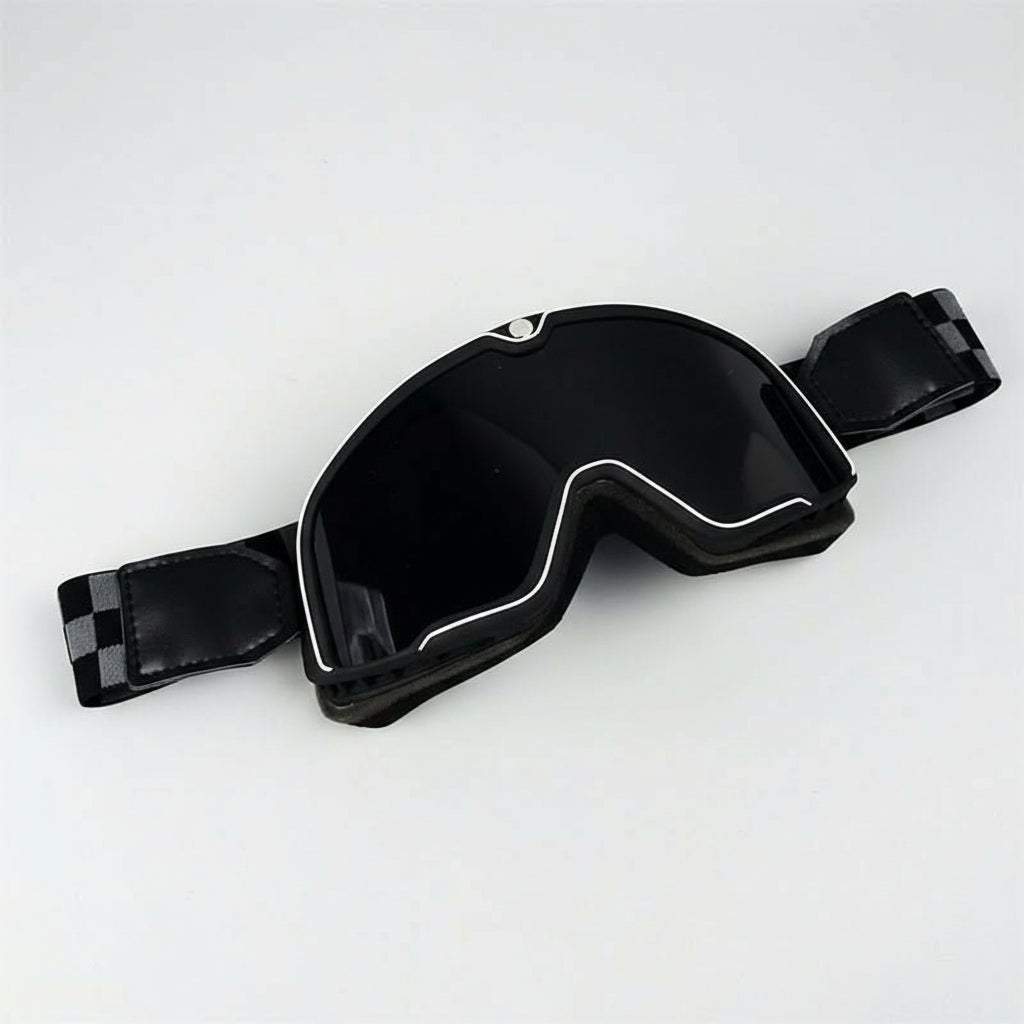 Retro Motorcycle Goggles For Men With UV Protection | Temsk