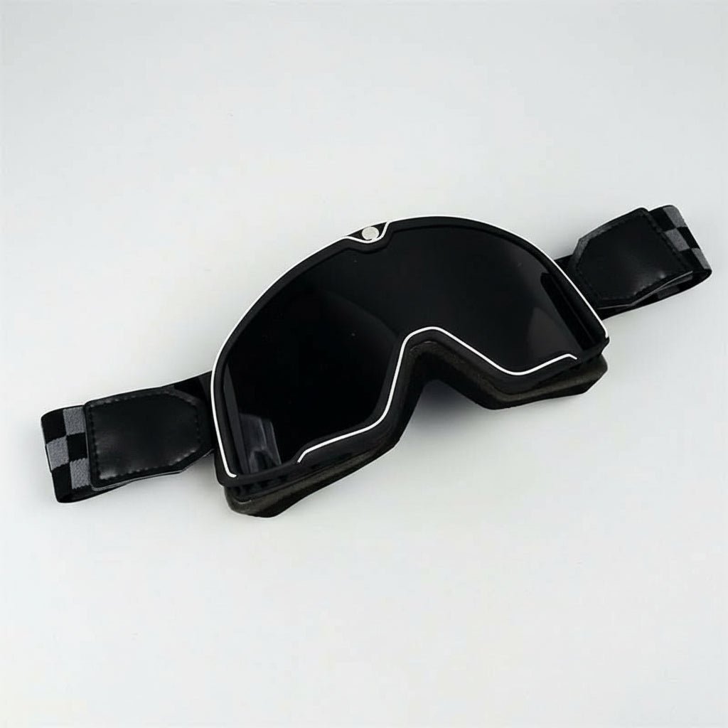 Retro Motorcycle Goggles For Men With UV Protection | Temsk