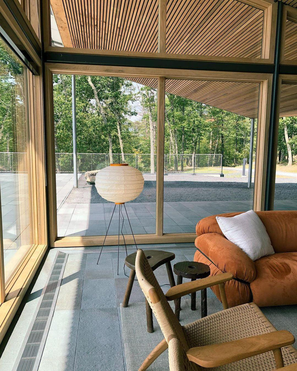 AstraLume Floor Lamp With Rice Paper Shade And Minimalist Warmth | Temsk