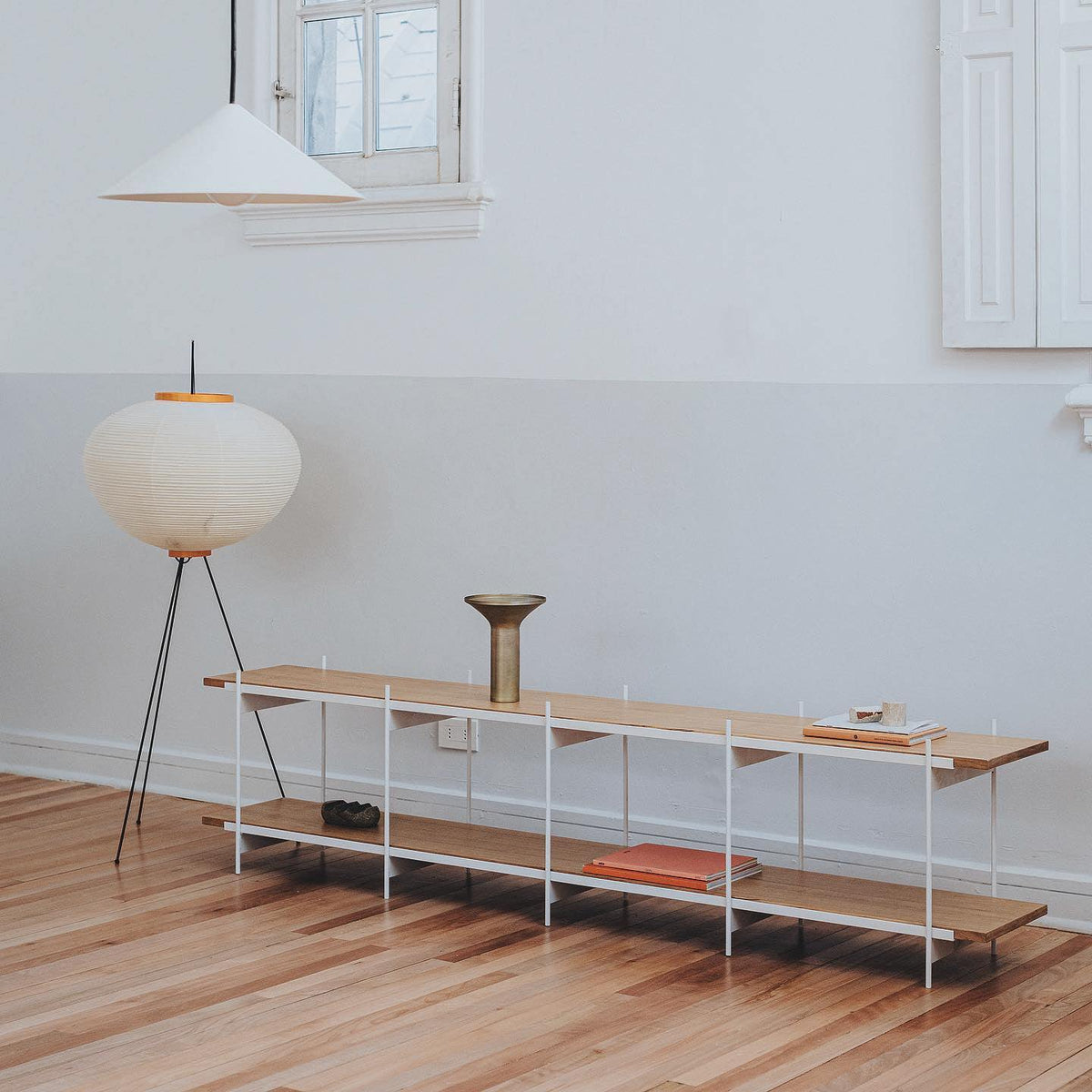 AstraLume Floor Lamp With Rice Paper Shade And Minimalist Warmth | Temsk