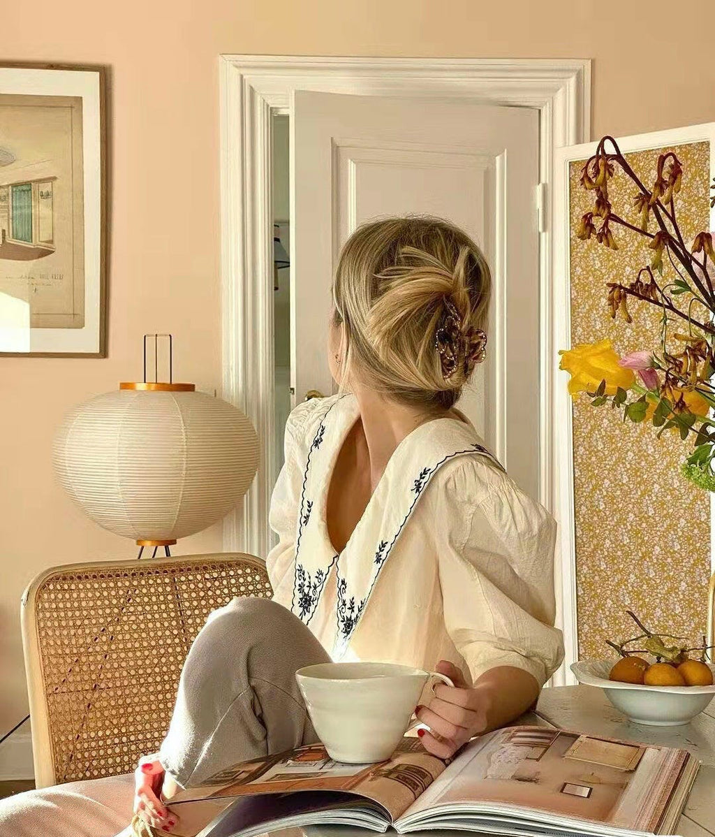 AstraLume Floor Lamp With Rice Paper Shade And Minimalist Warmth | Temsk