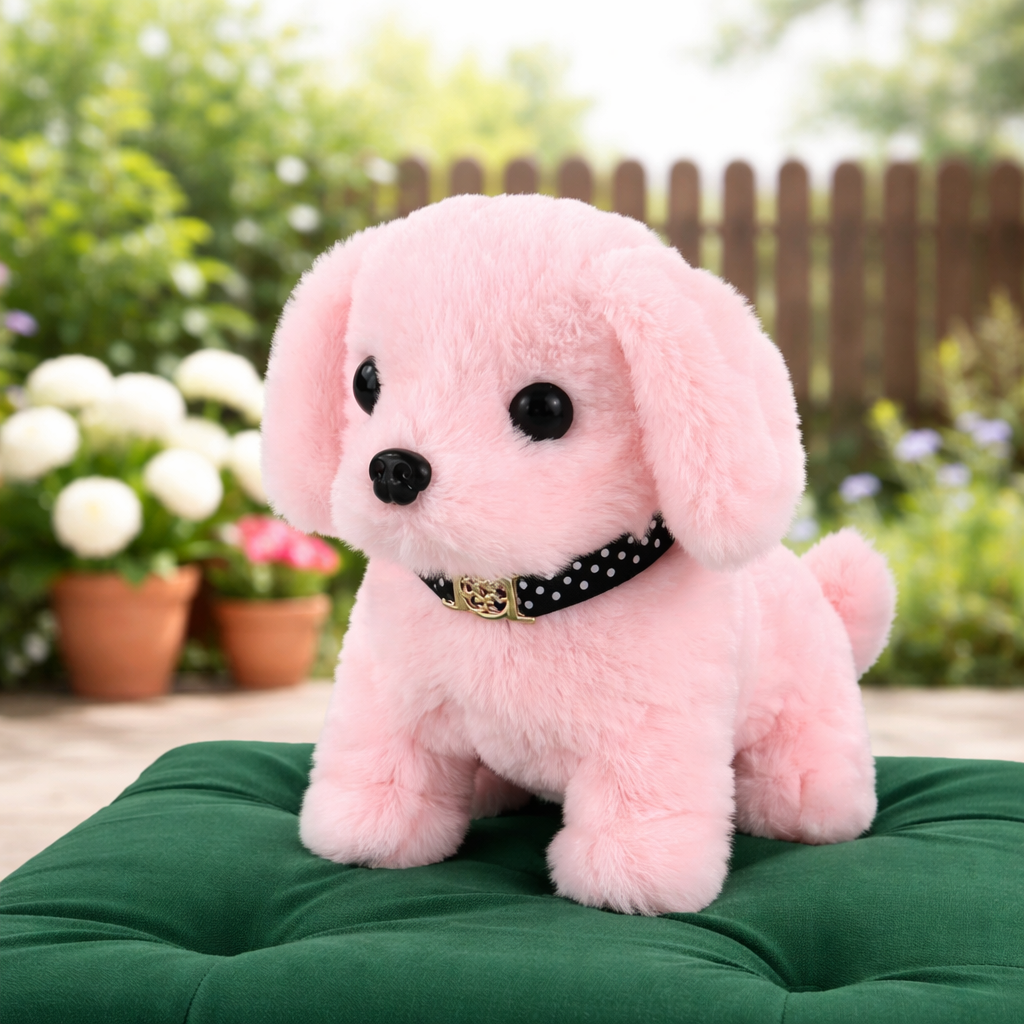 Robot Dog Plush Interactive Realistic Walking Toy For Kids | Temsk