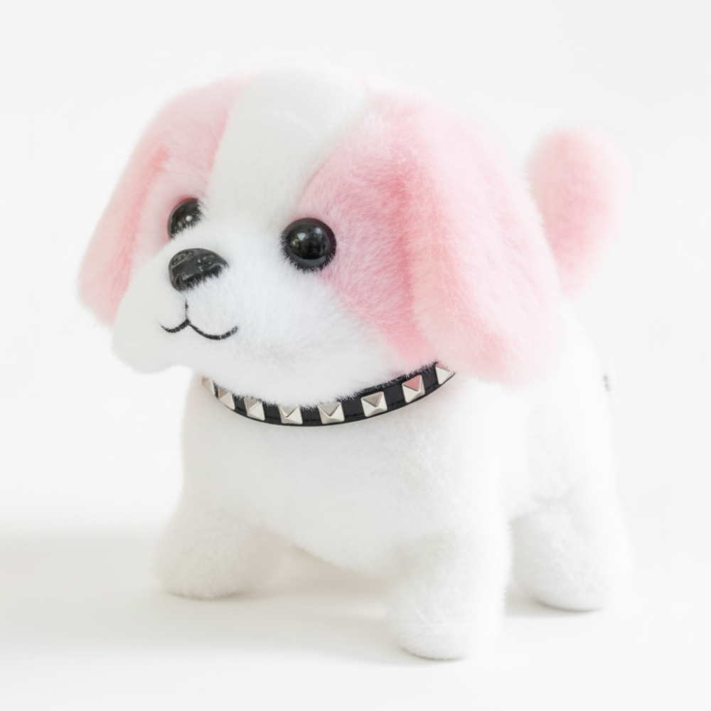 Interactive Robot Dog Plush Puppy Toy With Motion And Barking | Temsk