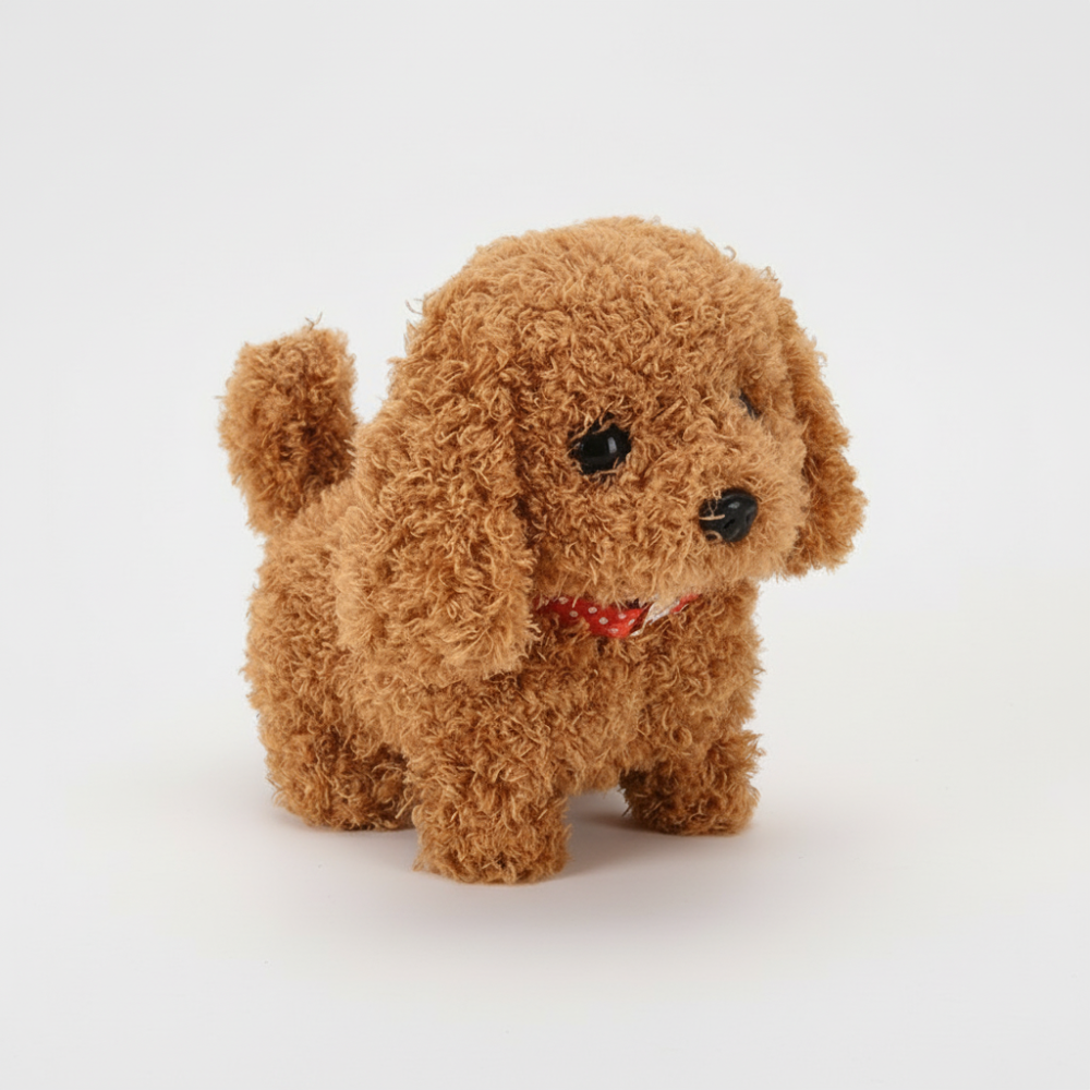 Interactive Robot Dog Plush Puppy Toy With Motion And Barking | Temsk