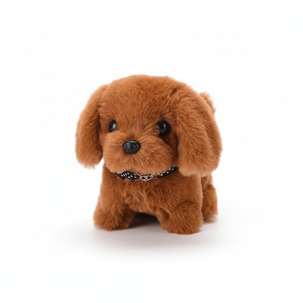 Interactive Robot Dog Plush Puppy Toy With Motion And Barking | Temsk