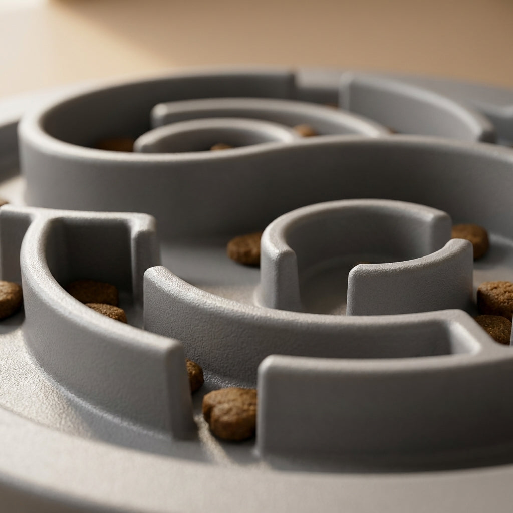 Rotating Slow Feeder for Dogs, Maze Bowl and Spinning Barrel | Temsk