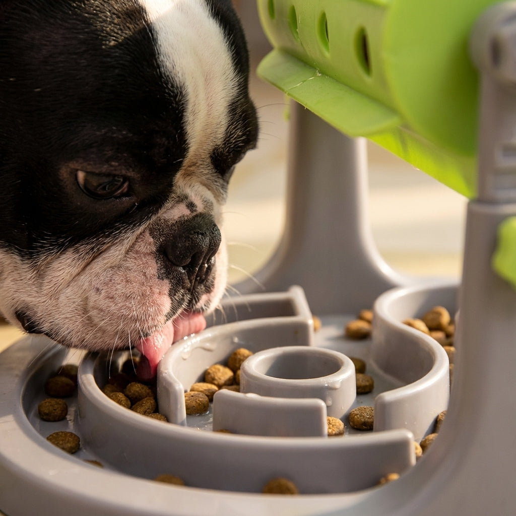 Rotating Slow Feeder for Dogs, Maze Bowl and Spinning Barrel | Temsk