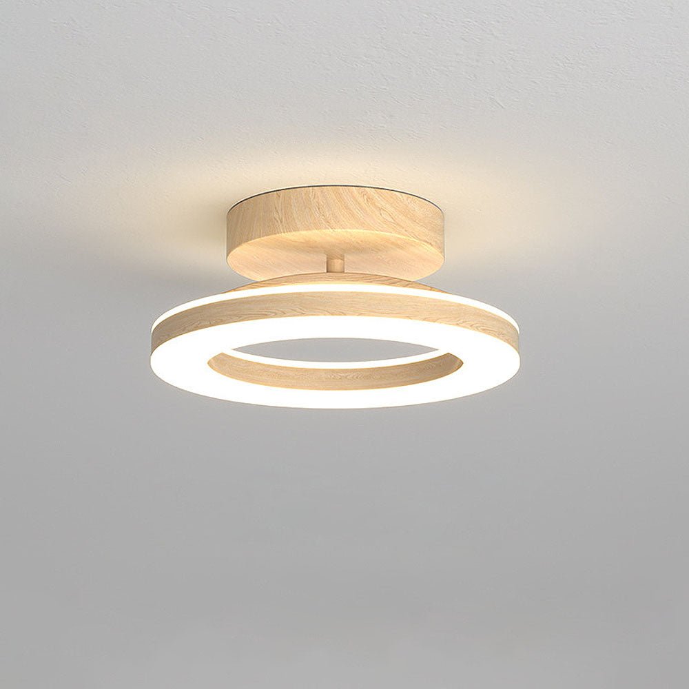 Acrylic Round LED Ceiling Light Fixture, Modern Design, 12-Inch | Temsk