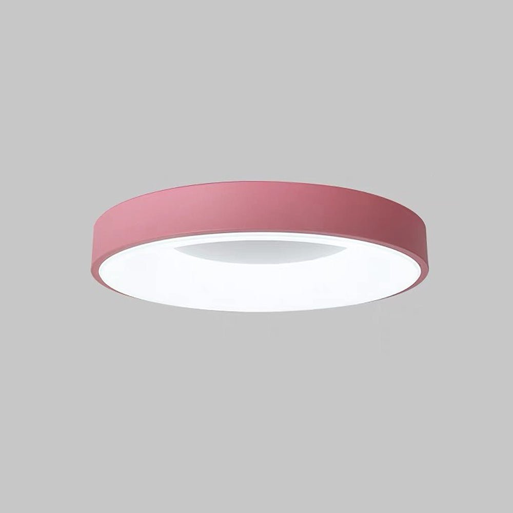 12-Inch Diameter Round Ceiling Light Flush Mount With Diffuser | Temsk
