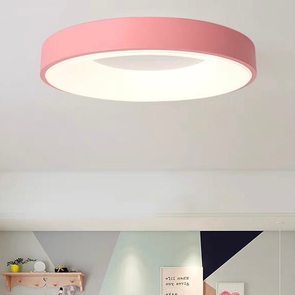 12-Inch Diameter Round Ceiling Light Flush Mount With Diffuser | Temsk