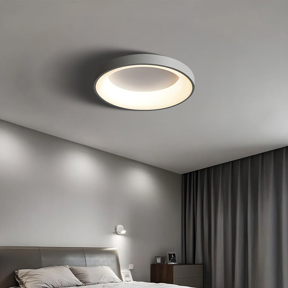 12-Inch Diameter Round Ceiling Light Flush Mount With Diffuser | Temsk