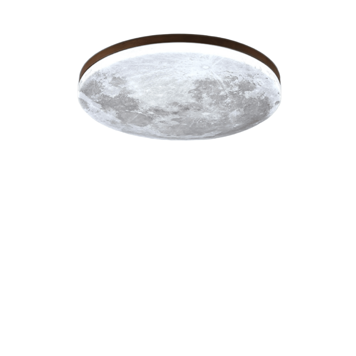 Flush Mount Round LED Ceiling Light, 12-Inch Diameter, White Finish | Temsk