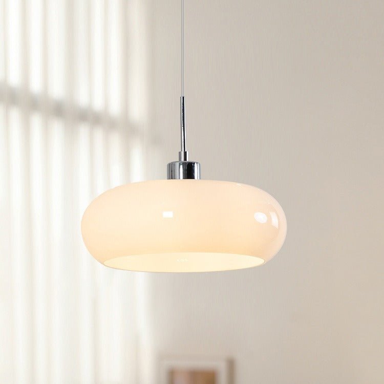 Round Glass Pendant Light Fixture in Bauhaus Style | Temsk