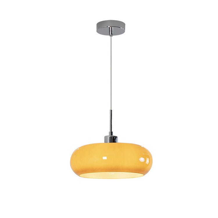 Round Glass Pendant Light Fixture in Bauhaus Style | Temsk