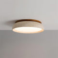 Circular LED Ceiling Light With Stone Frame, 12 Inch Diameter | Temsk