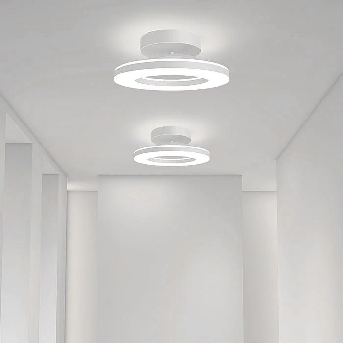 12-Inch Round LED Flush Mount Ceiling Light Fixture | Temsk
