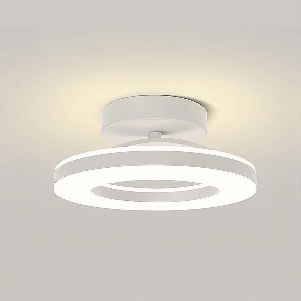 12-Inch Round LED Flush Mount Ceiling Light Fixture | Temsk