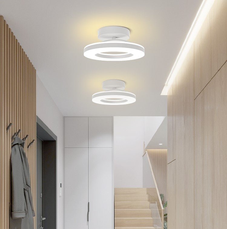 12-Inch Round LED Flush Mount Ceiling Light Fixture | Temsk