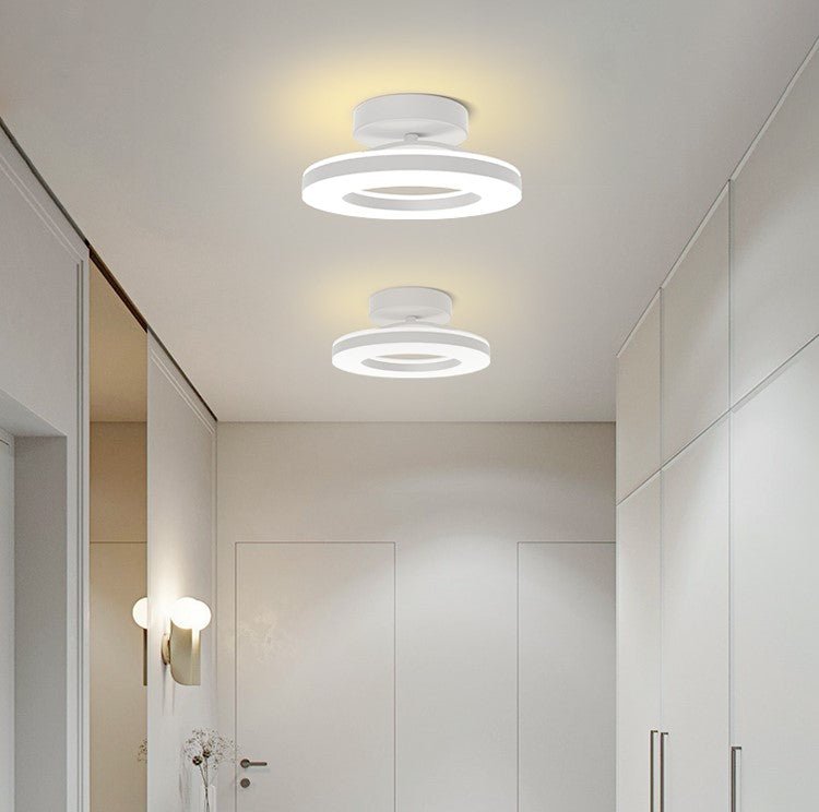 12-Inch Round LED Flush Mount Ceiling Light Fixture | Temsk