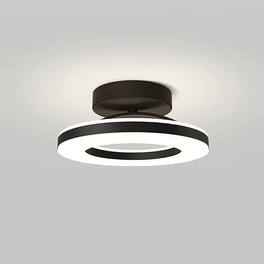 12-Inch Round LED Flush Mount Ceiling Light Fixture | Temsk