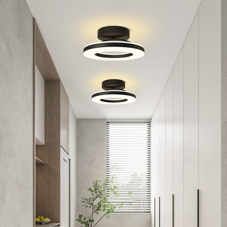 12-Inch Round LED Flush Mount Ceiling Light Fixture | Temsk