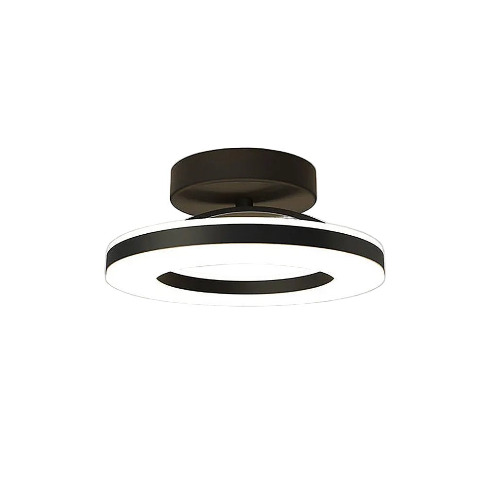 12-Inch Round LED Flush Mount Ceiling Light Fixture | Temsk