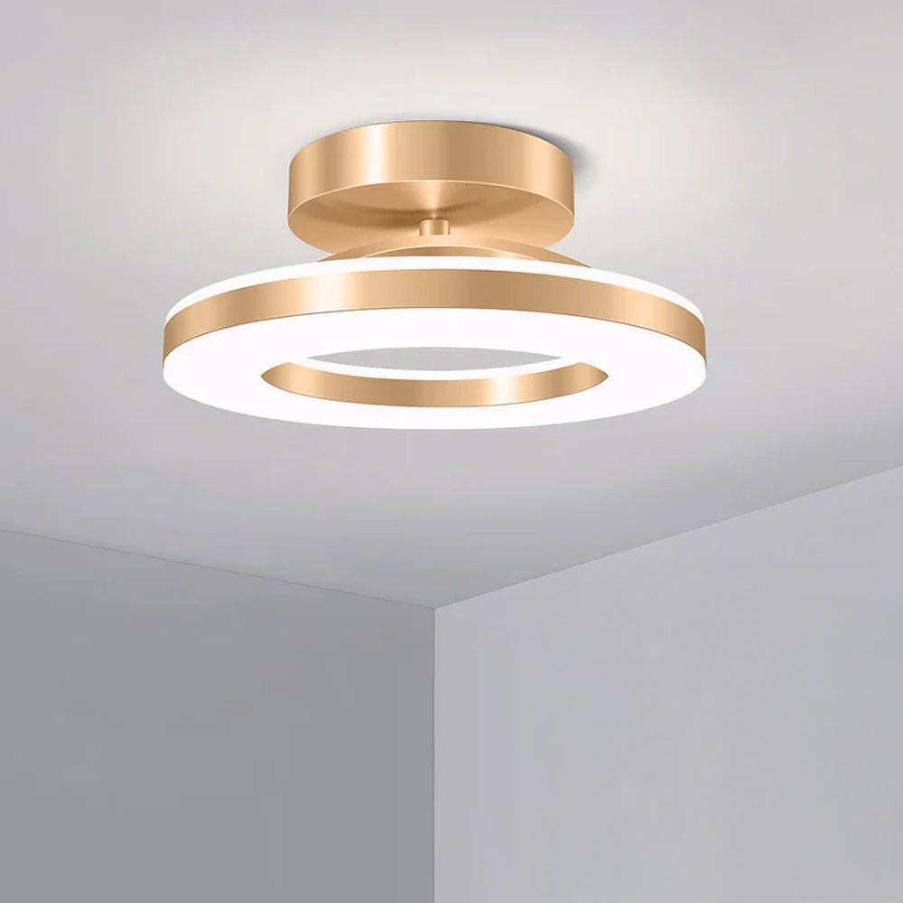 12-Inch Round LED Flush Mount Ceiling Light Fixture | Temsk