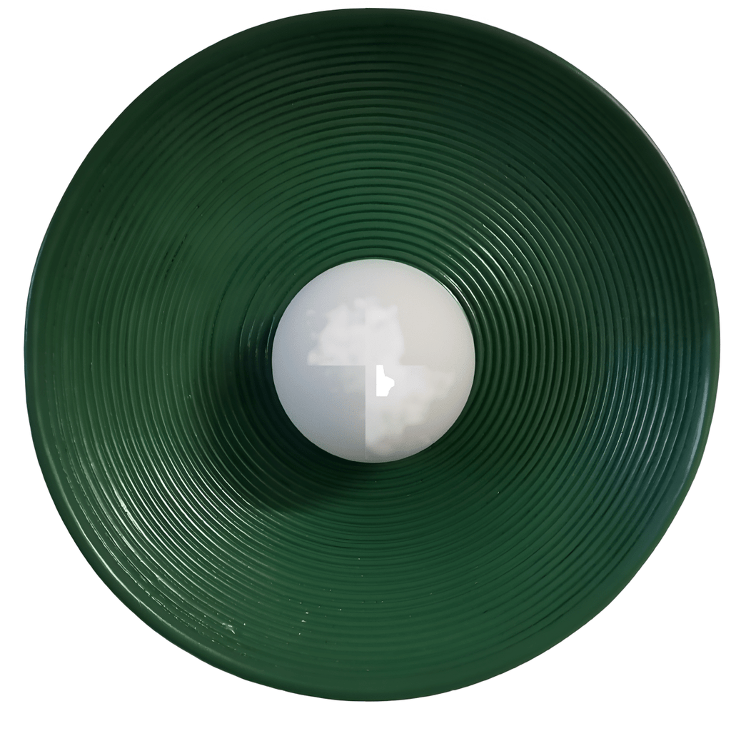 Round LED Wall Sconce, Retro Ceramic Style Resin 1 Light Fixture | Temsk