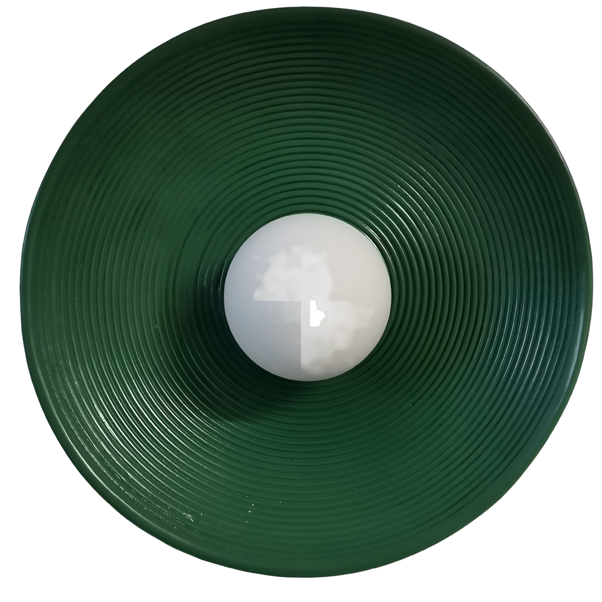 Round LED Wall Sconce, Retro Ceramic Style Resin 1 Light Fixture | Temsk